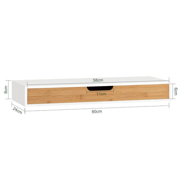 Vægskab - FRG93-WN - 60 cm bred - Til stuen - Samles selv - Hvid