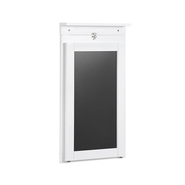 FWT20-W vægklapbord, spise-/køkkenbord med memoboard, 50x76x75 cm, hvid