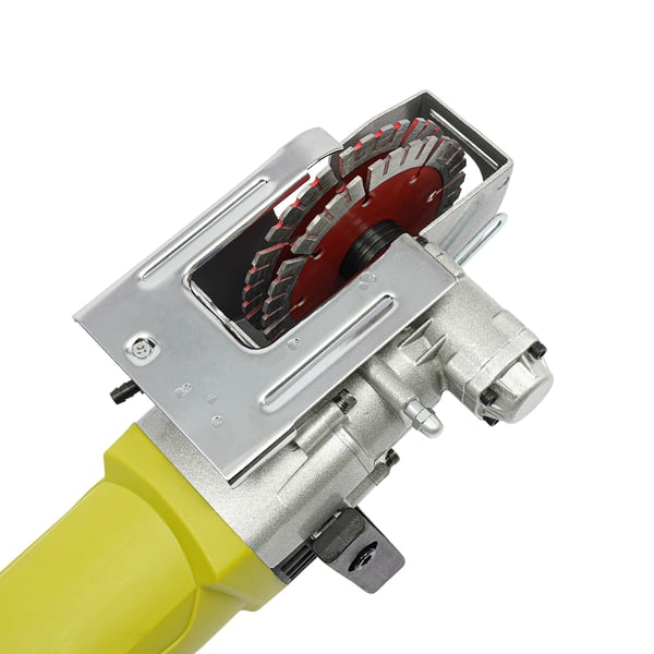 Seinäjyrsin - Urajyrsin - 125 mm Terä - 4000 W - 0–37 mm Uransyvyys - Jopa 33 mm Leveys - EU-pistoke - 5 Terää - Vaaleanvihreä