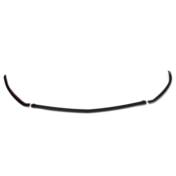 Frontlæbe Splitter Canard - Til A-klasse W177 A180 A200 A220 A250 2019+ - 3 Dele - Forreste Nedre Kofanger - Blank Sort