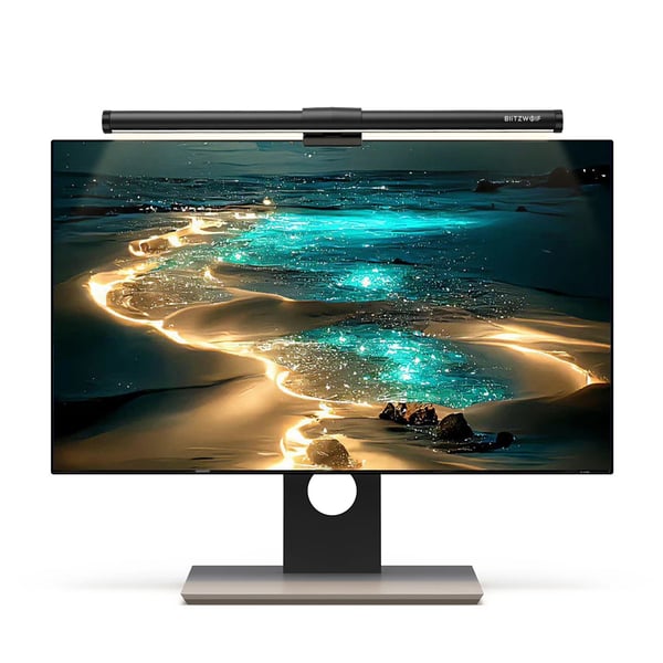Monitor Light Bar skærmlampe - BW-CML2 Air - Genopladeligt batteri - ≤60 lm - Blinkefunktion - Til computerskærm - Øjenbeskyttelse
