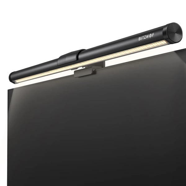 Monitor Light Bar skærmlampe - BW-CML2 Air - Genopladeligt batteri - ≤60 lm - Blinkefunktion - Til computerskærm - Øjenbeskyttelse
