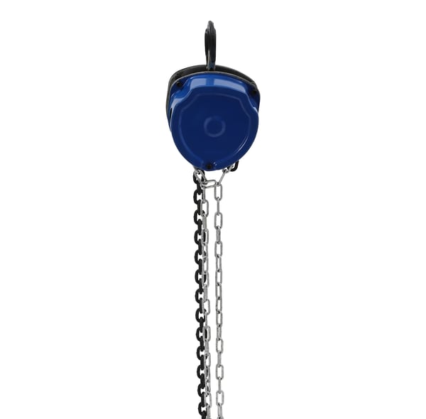Käsikäyttöinen ketjutalja - Ketjunostin - Nostokyky 1 t - Nostokorkeus 4 m - Ketju 6 mm - Mangaaniteräs - Min. koukkuväli 27 cm
