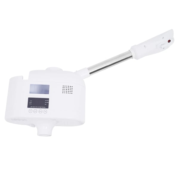 Ansigtsdamper med LED-lupelampe - 3-i-1 - Varm og kold damp - Effekt 750 W - Vandtank 1000 ml - Drift 30 min - EU-stik - Flerfarvet