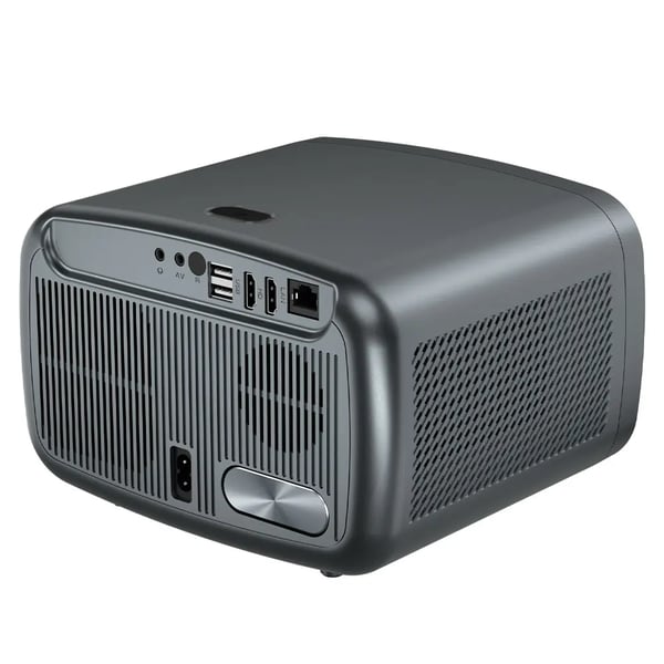 V9 - LED-projektori - 1080p Full HD - 1000 ANSI lumen - Wi‑Fi 6 - Bluetooth 5.0 - Automaattinen trapetsikorjaus - AC- ja DC-virtalähde
