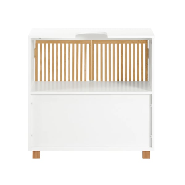BZR125-W, underskab til håndvask, hvid, ca. 60×60×33 cm