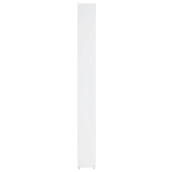 BBHT BZR160-W badeværelseshøjskab, 20x180x20 cm, 5 rum, 1 skuffe, døre, hvid