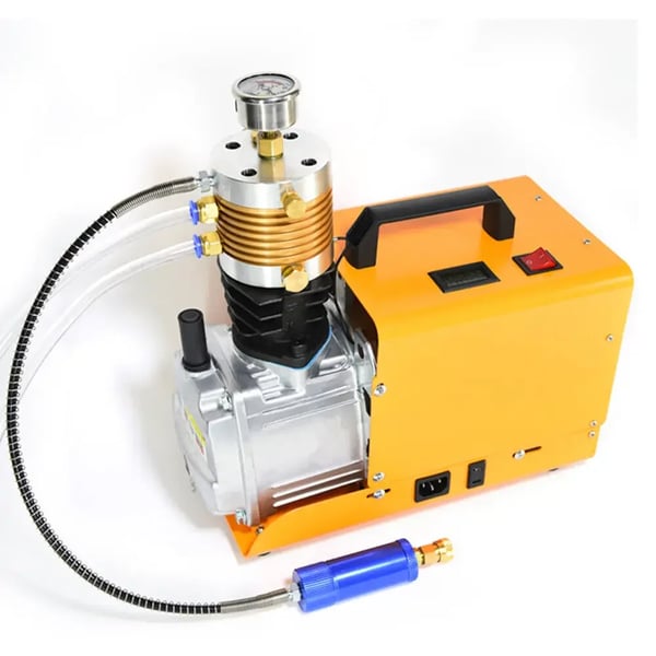 PCP Højtrykskompressor - Elektrisk Luftkompressor - 300 bar - 1800 W - 220 V - Orange