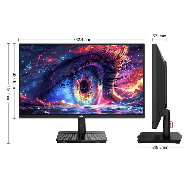 PC-skærm - P2418C - 60,5 cm Full HD 1920×1080 - IPS - 144 Hz - 1 ms - FreeSync - Hvid