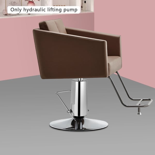 Hydraulipumppu parturituoliin, YL700, korkeussäädettävä, 200 kg/440 lb, M8-kierre, hopea, varaosa kampaamoon