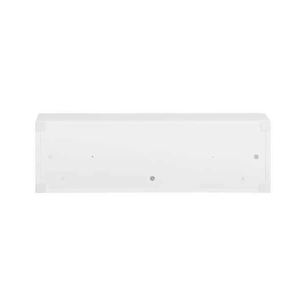 FHK18-W, vægskab til entré, skydedøre, opbevaringsrum, hvid, ca. 75×23×20 cm
