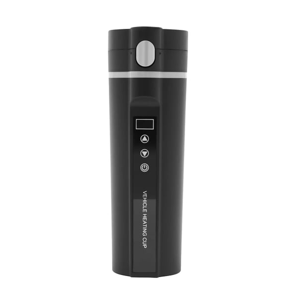 Bilvattenkokare - Elektrisk resetermos - 24V DC - 450 ml - 70-100 W - BPA-fri - Gul