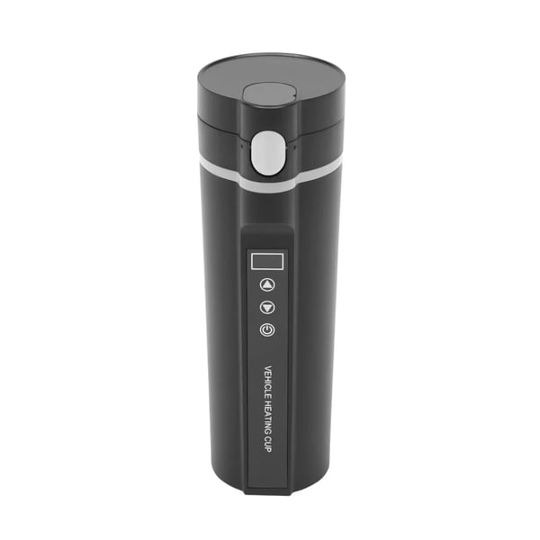 Auton vedenkeitin - Sähköinen matkatermos - 24V DC - 450 ml - 70-100 W - BPA-vapaa - Keltainen