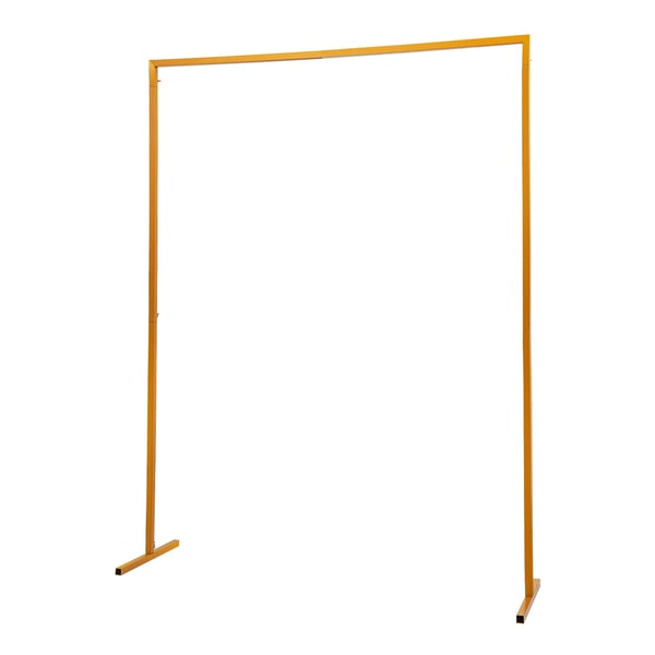 Ballonbue baggrundsstativ - Metal bue-stativ - Størrelse 1,5 m - Stabil ram - Nem montering - Til bryllup, fødselsdag, brudeshower - Guld
