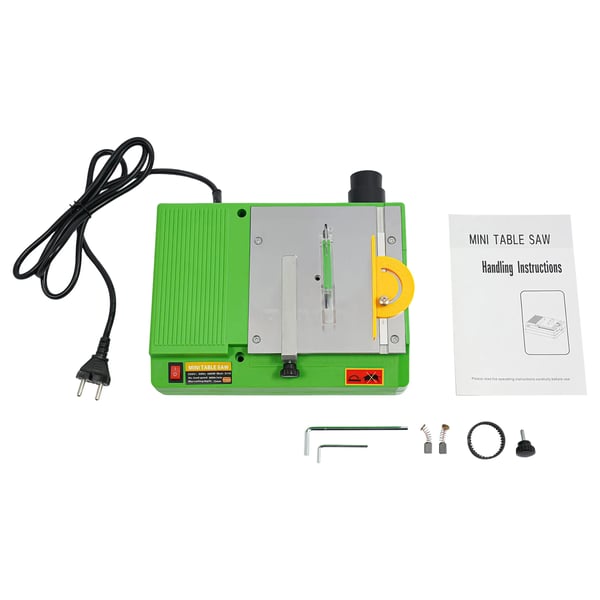 Mini bordrundsav til træ - Præcisionssav - 480 W - 220 V - 8800 omdr./min - 55 mm klinge - 10 mm skæredybde - 160 mm bord