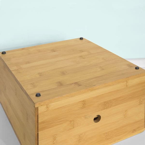 FRG82-N, kaffekapselboks med skuffer, farve Coffee, BxDxH 30×18×31 cm