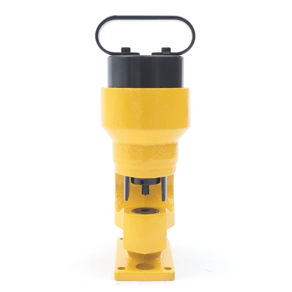 Hydraulisk hulstanse - CH-60 - Kraft 31 ton/304 kN - Halsdybde 9,5 cm - Stanseforme 10,5–20,5 mm (4) - Til vinkelstål 4–5 mm - Gul