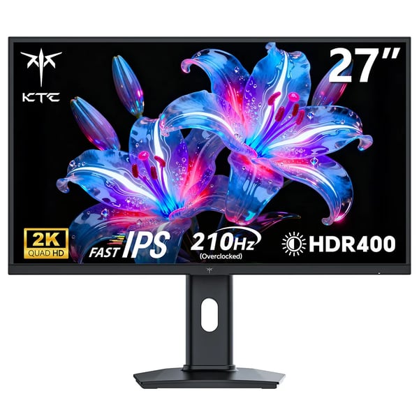 Gaming-monitor - H27T7P-2 - QHD 2560×1440 68,6 cm - 210 Hz - Fast IPS - 1 ms - HDR400 - FreeSync/G-Sync - Sort