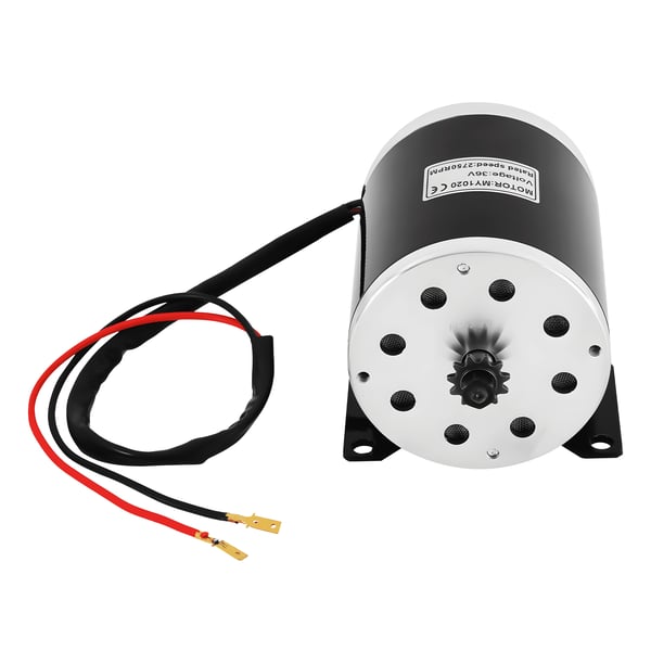 Elektrisk børsteløs DC-motor - Elcykel/Trike konverteringssæt - 36 V - 800 W - Hastighedscontroller medfølger - Sort