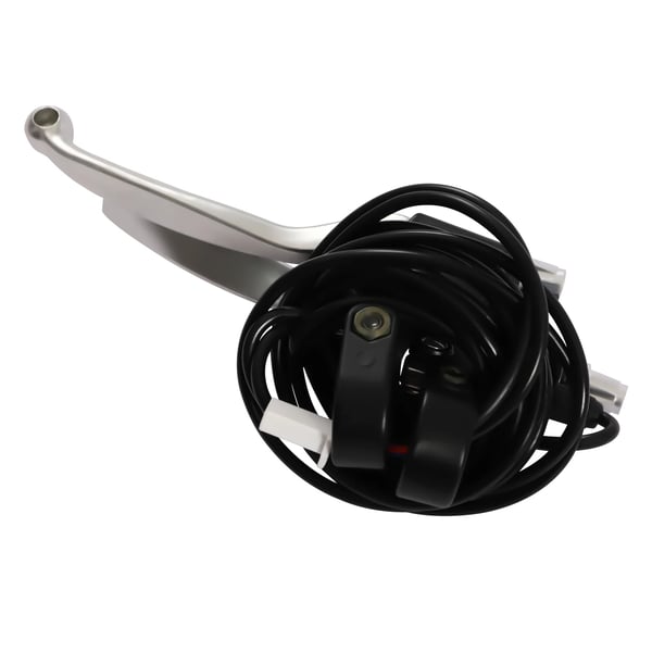Sähköpyörän muunnossarja - Etunapamoottori - 500W 340 RPM - 50,8 cm renkaille - Jarrukahvat moottorin katkaisulla - Sopii V-jarru/levyjarrulle - Musta