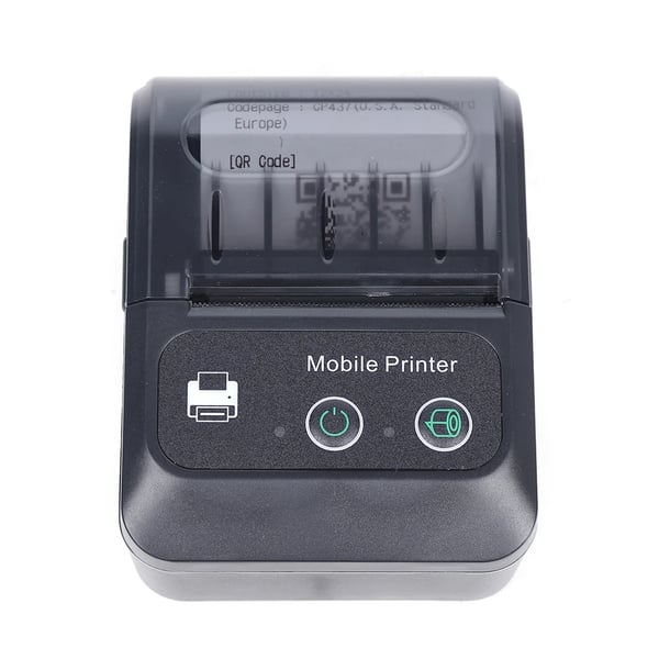 Bærbar Termisk Kvitteringsprinter - PT-280 - 48 mm Udskrivning - Bluetooth & USB - 203 DPI - 90 mm/s - 1500 mAh Batteri