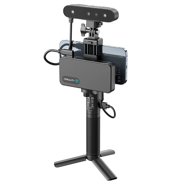 CR-Scan Ferret Pro - 3D-scanner - Nøjagtighed 0,1 mm - Op til 30 fps - WiFi 6 - Arbejdsafstand 150–700 mm - Batteri 5000 mAh, 2,5 t - Rød