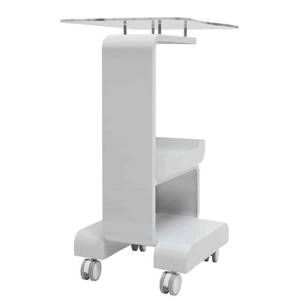 Kauneussalongin Kärry - Rullaava SPA Laiteteline - 2 Tasoa - Pyörillä - Salongeille Ja Klinikoille - Koottava