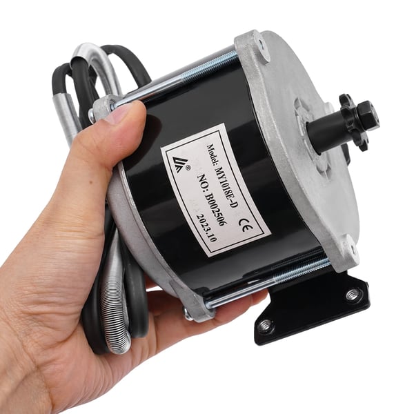 Elektrisk DC gearmotor - MY1018E-D - 500 W - 24/36 V - 1,98 Nm - 1700 omdr./min - IP44 - Til elcykel