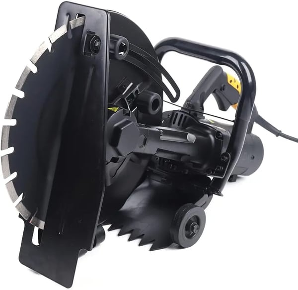 Elektrisk betonskærer - Kapsav - 355 mm klinge - 2800 W - 100 mm skæredybde - Vandpumpe - Sort