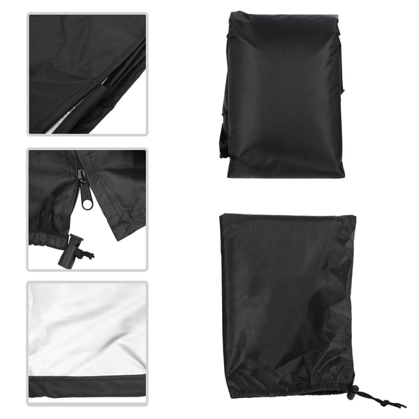 Puutarhakeinun suojapeite - Suojus - 210D Oxford - Vedenpitävä - 160×120×170 cm - Musta