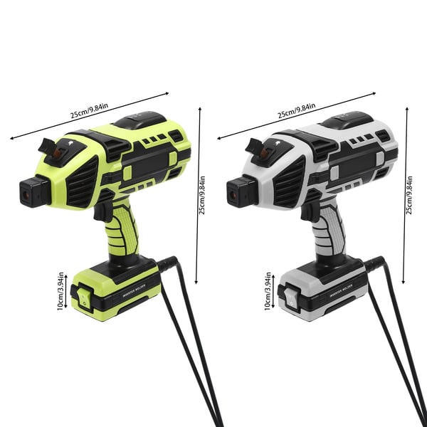 MMA/ARC Inverter Svejser - MMA200 - Effekt 4,6 kW - Spænding 220 V - Strøm 20–200 A - IGBT-teknologi - EU-stik - Vægt 2,85 kg - Sort