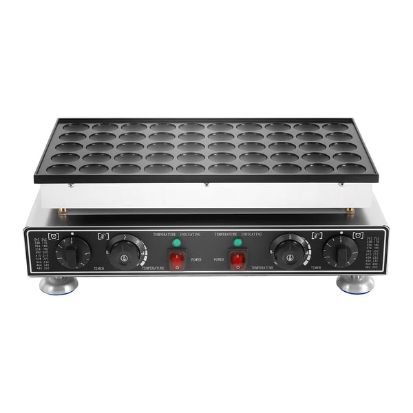 Muffinssikone - Muffinipaistin - 1800 W - 50 koloa - Tarttumaton pinnoite - Ruostumaton teräs, elintarvikelaatu - 50–300°C - Ajastin 1–5 min