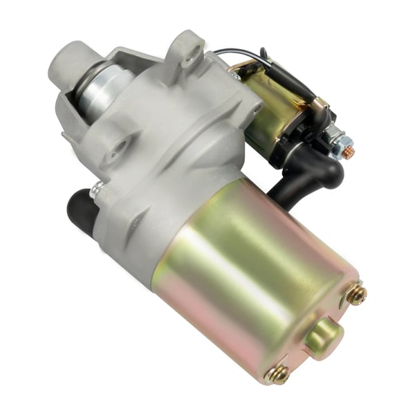 Elstartsæt - Startmotor & Svinghjul - 12V - Til GX160/GX200 - Direkte udskiftning - Rød