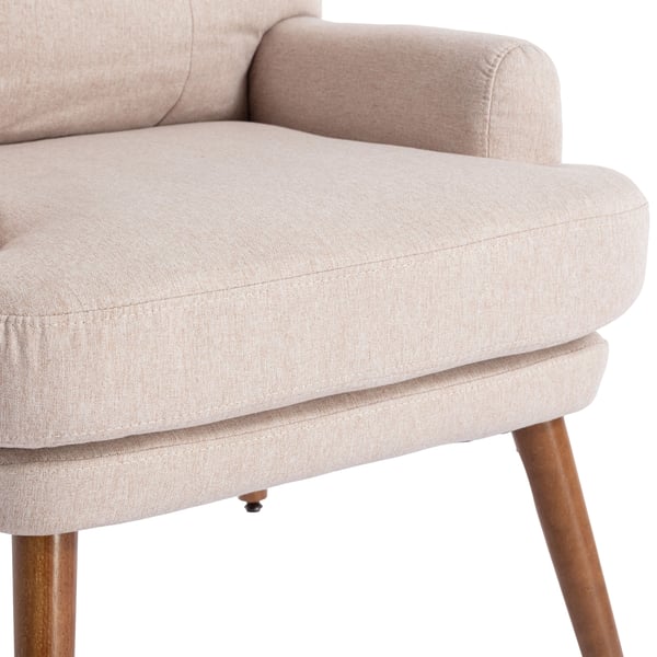 Loungestol med fodstøtte - Recliner - 5-trins justerbart ryglæn, tiltbar, sidehylde, 1-person, kompositstof, klassisk stil