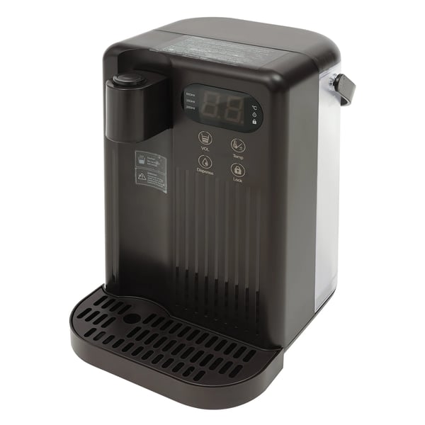 Vanddispenser - Elektrisk bordmodel - 3 L Kapacitet - 12 Temperaturtrin 25–99°C - 220–240 V 50 Hz - PP-materiale - Sort