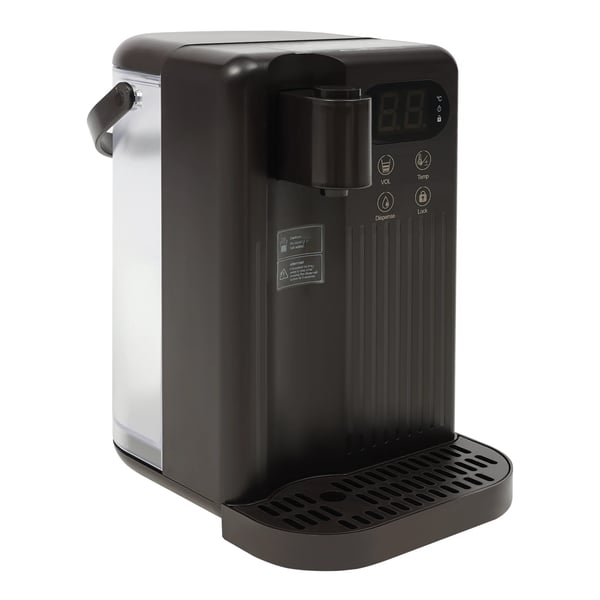 Vanddispenser - Elektrisk bordmodel - 3 L Kapacitet - 12 Temperaturtrin 25–99°C - 220–240 V 50 Hz - PP-materiale - Sort