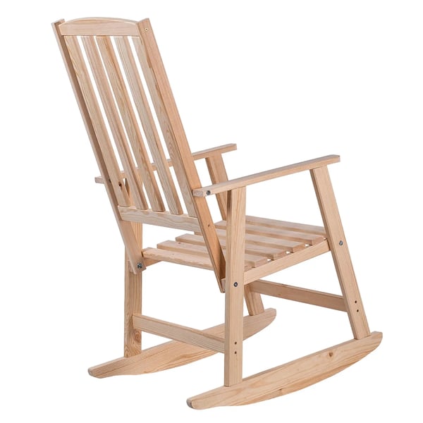 Gyngestol i naturtræ - Gyngestol - Klassisk design - Stabil konstruktion - Natur