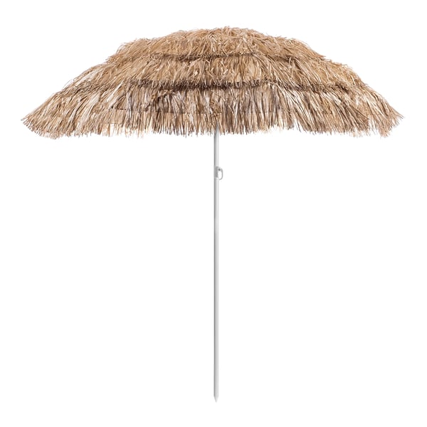 Hawaii Parasol - Strand- og Haveparasol - Justerbar - Sammenklappelig - Til Terrasse & Altan - 155 cm