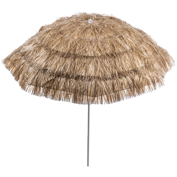 Hawaii Parasol - Strand- og Haveparasol - Justerbar - Sammenklappelig - Til Terrasse & Altan - 155 cm