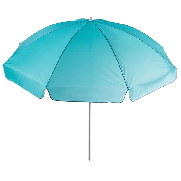 Haveparasol - Parasol - Ø 220 cm - Sammenklappelig - Robust - Til strand, altan, terrasse