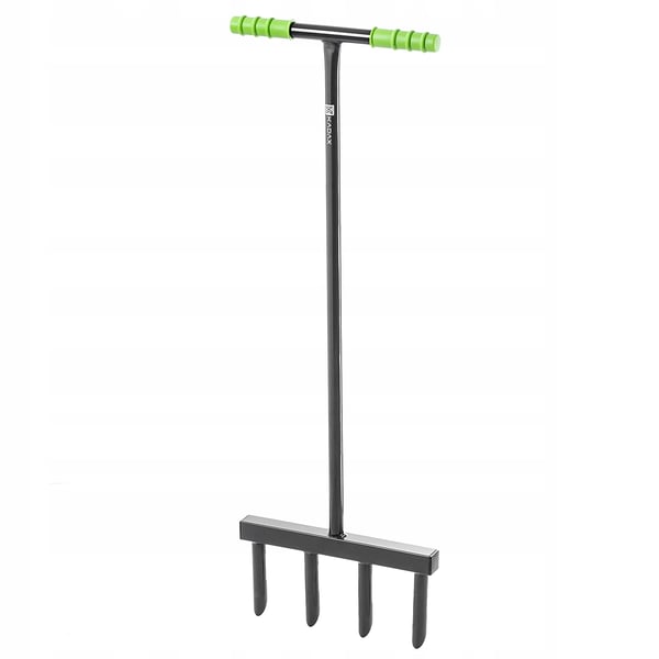 Plænelufter - Manuel luftningsgreb - 36 cm arbejdsbredde - Pigge til jordluftning - Hånddrevet