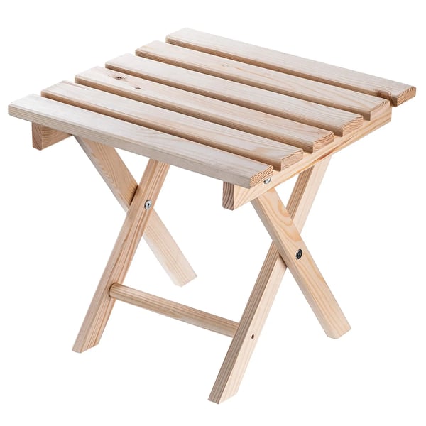 Udendørsmøbelsæt - Kaffebord + 2 Solstole - Til Terrasse/Have - Bord Natur - Stole Mørk Grafit