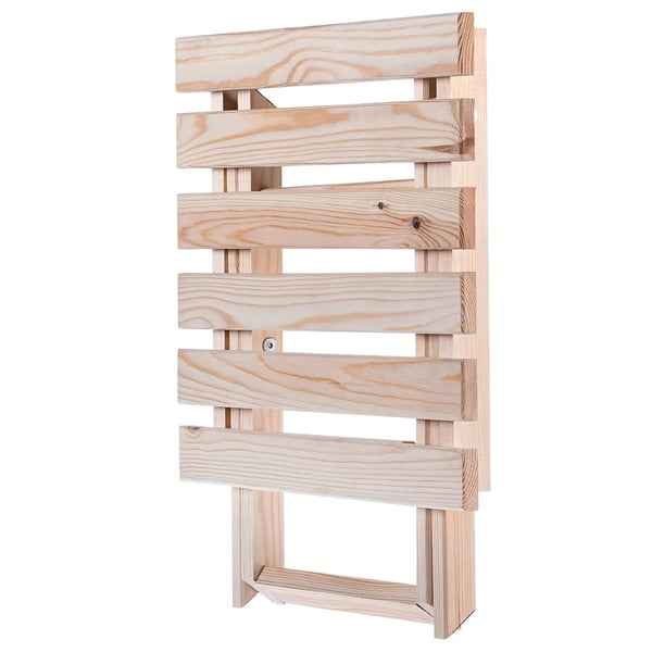 Udendørsmøbelsæt - Kaffebord + 2 Solstole - Til Terrasse/Have - Bord Natur - Stole Mørk Grafit