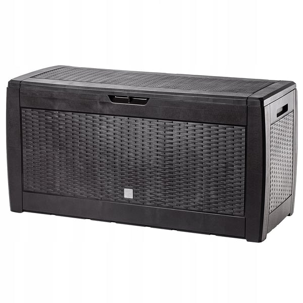 Have opbevaringsboks - Pudeboks - 310 l - Til have, altan, terrasse - Udendørs opbevaring - Brun