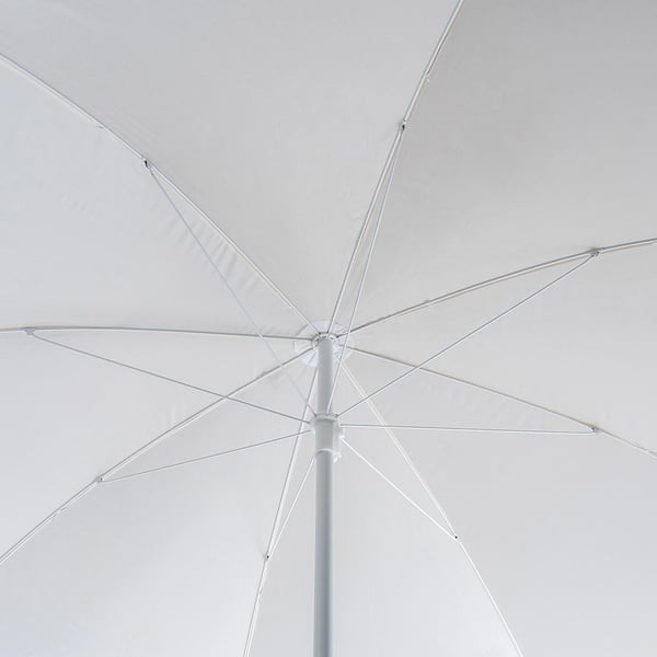 Parasol - Have- og strandparasol - Diameter 220 cm - Sammenklappelig - Til altan, terrasse og strand - Robust konstruktion