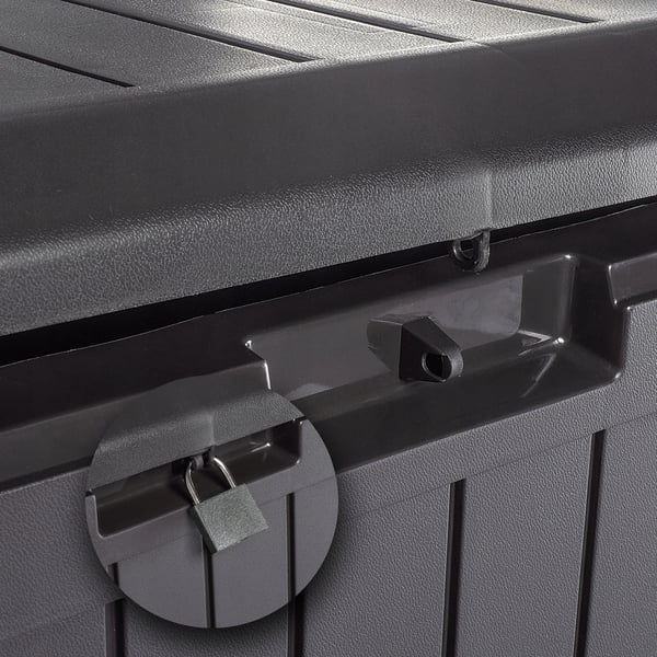 Have opbevaringsboks - Terrasse- og altanboks - Kapacitet 290 l - Til udendørs brug - Bronze