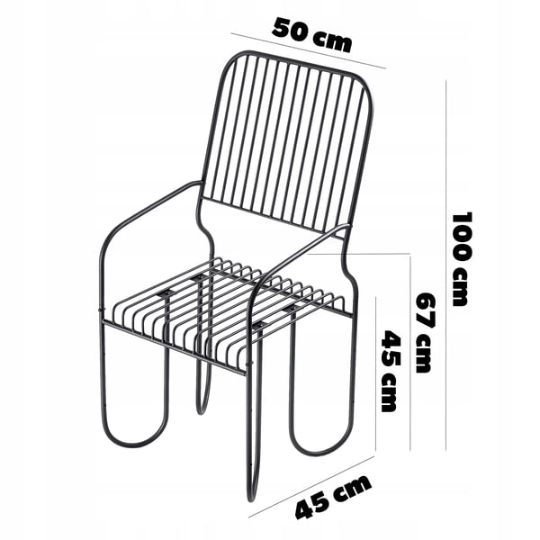 Havebænk - Parkbænk - 50 cm
