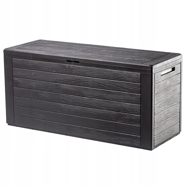 Utomhus Förvaringsbox - Trädgårds- och Balkongbox - 280 L Kapacitet - För Trädgård, Balkong, Terrass - Brun