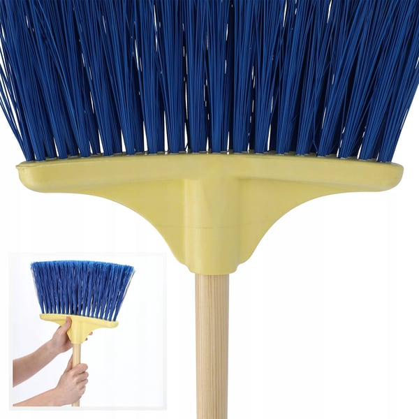 Gadekost - Skubkost - Nylonbørster - 30 cm - Til Fortov & Indkørsel - Udendørs