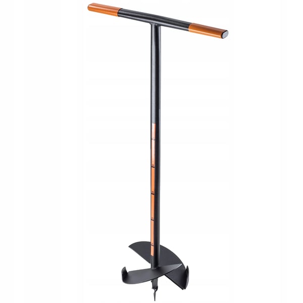 Jordborr/markborr för trädgård - Handjordborr - 25 cm diameter - Robust stål - För planterings- och stakethål - Lätt att använda